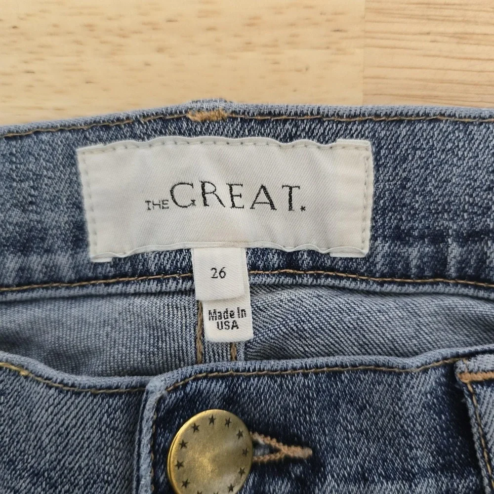 The Great Jeans Womens 26 Medium Wash The Almost Skinny Made in USA‎ Stretch - Picture 3 of 8